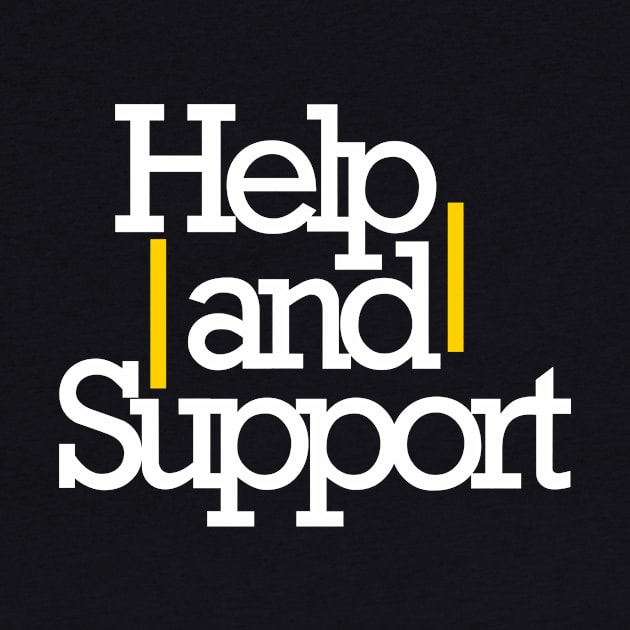 help and support by creative words